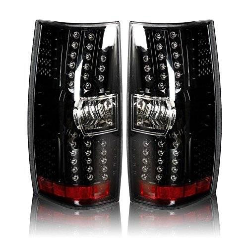 Winjet - Winjet LED TAIL LIGHTS-GLOSS BLACK / CLEAR - CTWJ-0066-GBC
