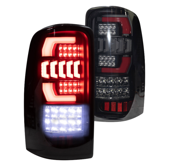 Winjet - Winjet LED TAIL LIGHTS-BLACK / SMOKE - CTWJ-0698-BS
