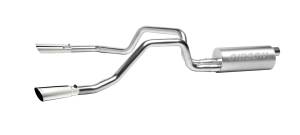2010 - 2013 GMC, Chevrolet Gibson Performance Exhaust Dual Split Exhaust System - 5636