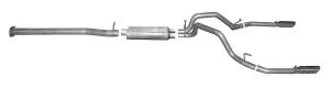 2014 - 2018 GMC, Chevrolet Gibson Performance Exhaust Dual Split Exhaust System - 65673