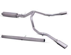 2019 - 2022 GMC, Chevrolet Gibson Performance Exhaust Dual Extreme Exhaust System - 65690