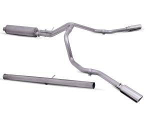 2020 - 2021 GMC, Chevrolet Gibson Performance Exhaust Dual Extreme Exhaust System - 65714