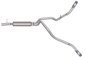 2007 - 2009 Ford Gibson Performance Exhaust Dual Extreme Exhaust System - 9115