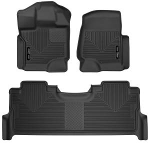 Husky Liners - 2017 - 2021 Ford Husky Liners Front & 2nd Seat Floor Liners - 53388 - Image 1