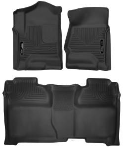 Husky Liners - 2014 - 2019 GMC, Chevrolet Husky Liners Front & 2nd Seat Floor Liners - 53908 - Image 1