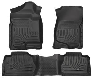 Husky Liners - 2007 - 2013 GMC, Chevrolet Husky Liners Front & 2nd Seat Floor Liners (Footwell Coverage) - 98211