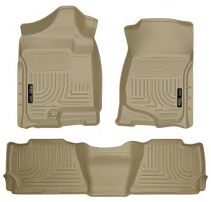 2007 - 2014 Chevrolet Husky Liners Front & 2nd Seat Floor Liners - 98253