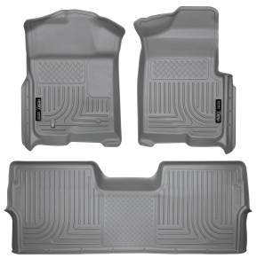 2009 - 2014 Ford Husky Liners Front & 2nd Seat Floor Liners (Footwell Coverage) - 98332