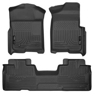 Husky Liners - 2009 - 2014 Ford Husky Liners Front & 2nd Seat Floor Liners (Footwell Coverage) - 98341