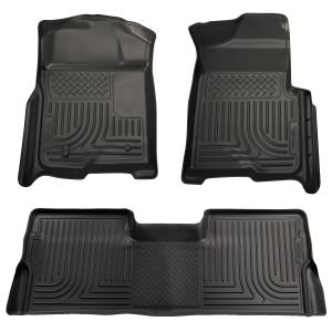 Husky Liners - 2008 - 2010 Ford Husky Liners Front & 2nd Seat Floor Liners (Footwell Coverage) - 98381