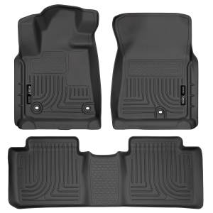 2014 - 2021 Toyota Husky Liners Front & 2nd Seat Floor Liners (Footwell Coverage) - 99561