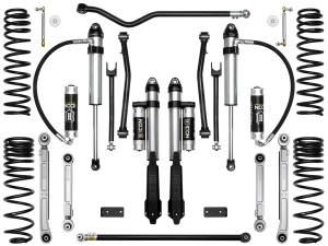 2020 - 2022 Jeep ICON Vehicle Dynamics 20-UP JEEP GLADIATOR 2.5" STAGE 7 SUSPENSION SYSTEM (BILLET) - K22107