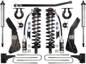 2011 - 2016 Ford ICON Vehicle Dynamics 11-16 FORD F-250/F-350 4-5.5" STAGE 2 COILOVER CONVERSION SYSTEM - K63132