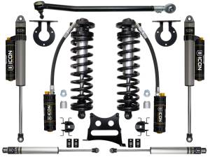 2017 - 2022 Ford ICON Vehicle Dynamics 17-UP FORD F-250/F-350 2.5-3" STAGE 4 COILOVER CONVERSION SYSTEM - K63144