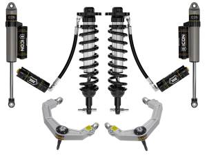 ICON Vehicle Dynamics - 2021 Ford ICON Vehicle Dynamics 2021 FORD F150 2WD 0-3" STAGE 4 SUSPENSION SYSTEM W BILLET UCA - K93124 - Image 1