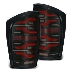 2016 - 2022 Toyota AlphaRex LED Taillights Black-Red - 680000