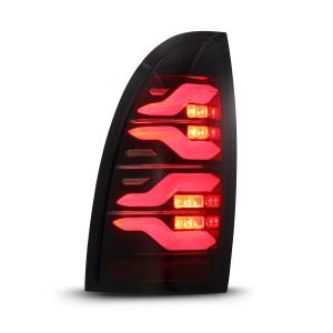 AlphaRex - 2005 - 2015 Toyota AlphaRex LED Taillights Black-Red - 680070 - Image 2