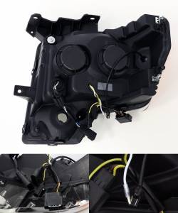 AlphaRex - 2009 - 2014 Ford AlphaRex Projector Headlights Black - 880179 - Image 2