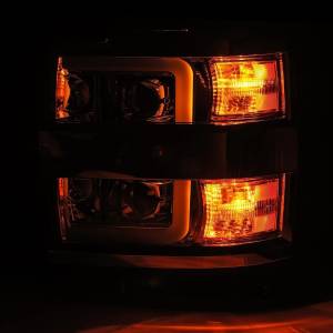 AlphaRex - 2015 - 2019 Chevrolet AlphaRex Projector Headlights Jet Black - 880226 - Image 4