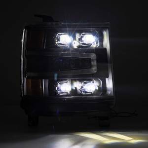 AlphaRex - 2016 - 2018 Chevrolet AlphaRex LED Projector Headlights in Black - 880237 - Image 6