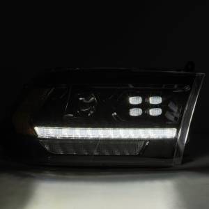 AlphaRex - 2009 - 2010 Dodge, 2011 - 2018 Ram AlphaRex Projector Headlighs Alpha-Black - 880524 - Image 2