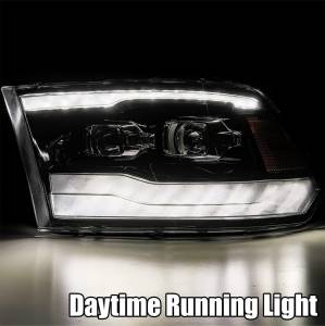 AlphaRex - 2009 - 2010 Dodge, 2011 - 2018 Ram AlphaRex LED Projector Headlights in Alpha-Black - 880540 - Image 3