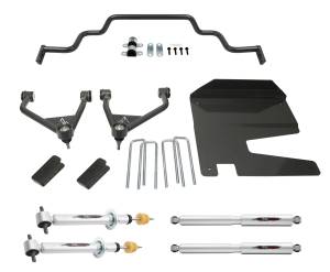 2019 - 2021 GMC, Chevrolet Belltech 4" Lift Kit Inc. Front and Rear Trail Performance Struts/Shocks - 150212TPS