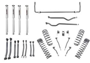 Belltech - 2018 - 2021 Jeep Belltech 4" Lift Kit Inc. Front and Rear Trail Performance Shocks - 153205TPS - Image 1