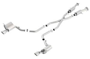 2015 - 2021 Jeep Borla Cat-Back Exhaust System - S-Type - 140632