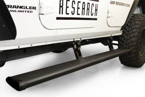 AMP Research - 2018 - 2021 Jeep AMP Research Black Extruded Aluminum PowerStep™ - 75132-01A - Image 2