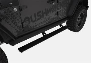AMP Research - 2018 - 2021 Jeep AMP Research Black Extruded Aluminum PowerStep™ XL - 77132-01A - Image 2