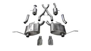 2011 - 2021 Jeep Corsa Performance 304 Stainless Steel Sport Cat-Back Exhaust System - 14980