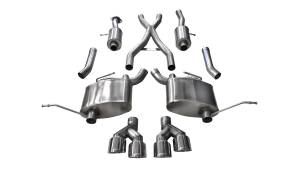 2014 - 2021 Jeep Corsa Performance 304 Stainless Steel Sport Cat-Back Exhaust System - 14984