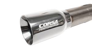 Corsa Performance - 2018 - 2021 Jeep Corsa Performance 304 Stainless Steel Sport Cat-Back Exhaust System - 21124USA - Image 2