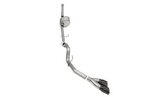 2021 - 2022 Ford Corsa Performance 304 Stainless Steel Xtreme Cat-Back Exhaust System - 21151BLK