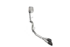 2021 - 2022 Ford Corsa Performance 304 Stainless Steel Sport Cat-Back Exhaust System - 21154BLK