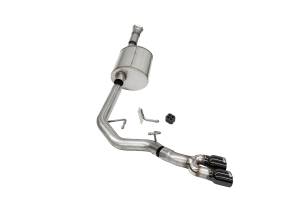 2021 - 2022 Ford Corsa Performance 304 Stainless Steel Sport Cat-Back Exhaust System - 21165BLK