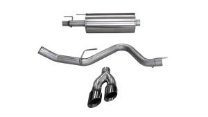 Corsa Performance - 2015 - 2020 Ford Corsa Performance Stainless Steel Cat-Back - 14836BLK - Image 1