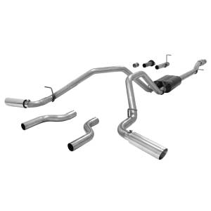 2007 - 2013 GMC, Chevrolet Flowmaster American Thunder Cat Back Exhaust System - 817680