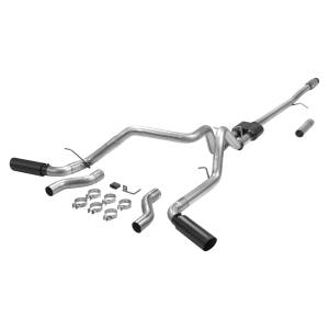 2019 - 2021 GMC, 2019 - 2022 Chevrolet Flowmaster Outlaw Series™ Cat Back Exhaust System - 817854