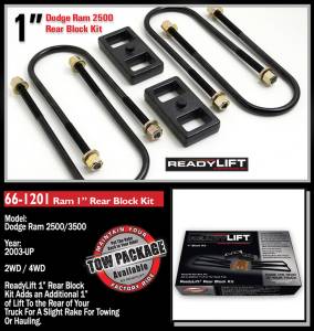 ReadyLift - 2003 - 2010 Dodge, 2011 - 2022 Ram ReadyLift Rear Block Kit - 66-1201 - Image 2