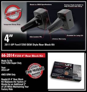 ReadyLift - 2011 - 2016 Ford ReadyLift Rear Block Kit - 66-2014 - Image 2