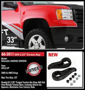 ReadyLift - 2011 - 2018 GMC, 2011 - 2019 Chevrolet ReadyLift Front Leveling Kit - 66-3011 - Image 2