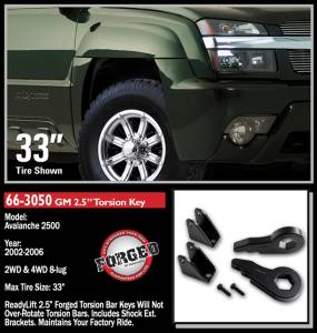 ReadyLift - 2000 - 2012 Chevrolet, 2001 - 2010 GMC ReadyLift Front Leveling Kit - 66-3050 - Image 2