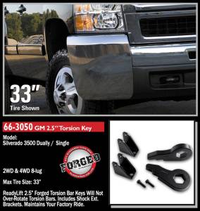 ReadyLift - 2000 - 2012 Chevrolet, 2001 - 2010 GMC ReadyLift Front Leveling Kit - 66-3050 - Image 4
