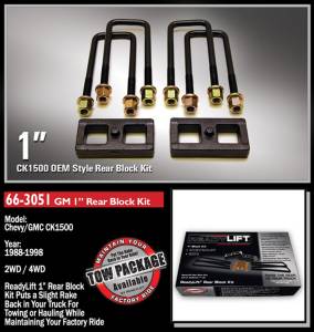 ReadyLift - 2001 - 2010 GMC, Chevrolet ReadyLift Rear Block Kit - 66-3051 - Image 2