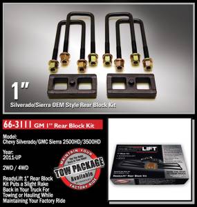 ReadyLift - 2011 - 2021 GMC, 2011 - 2022 Chevrolet ReadyLift Rear Block Kit - 66-3111 - Image 2