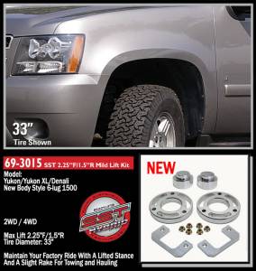 ReadyLift - 2007 - 2020 Chevrolet ReadyLift SST® Lift Kit 2.25 in. Front/1.5 in. Rear Lift - 69-3015 - Image 3