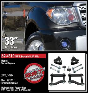 ReadyLift - 2005 - 2021 Nissan ReadyLift SST® Lift Kit 2.5 in. Front/1.5 in. Rear Lift - 69-4510 - Image 3