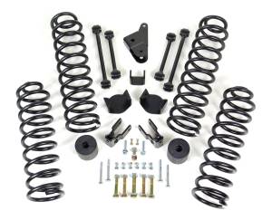 2007 - 2018 Jeep ReadyLift SST® Lift Kit w/Shocks 4 in. Front/3 in. Rear Lift Incl. SST3000 Shocks - 69-6400